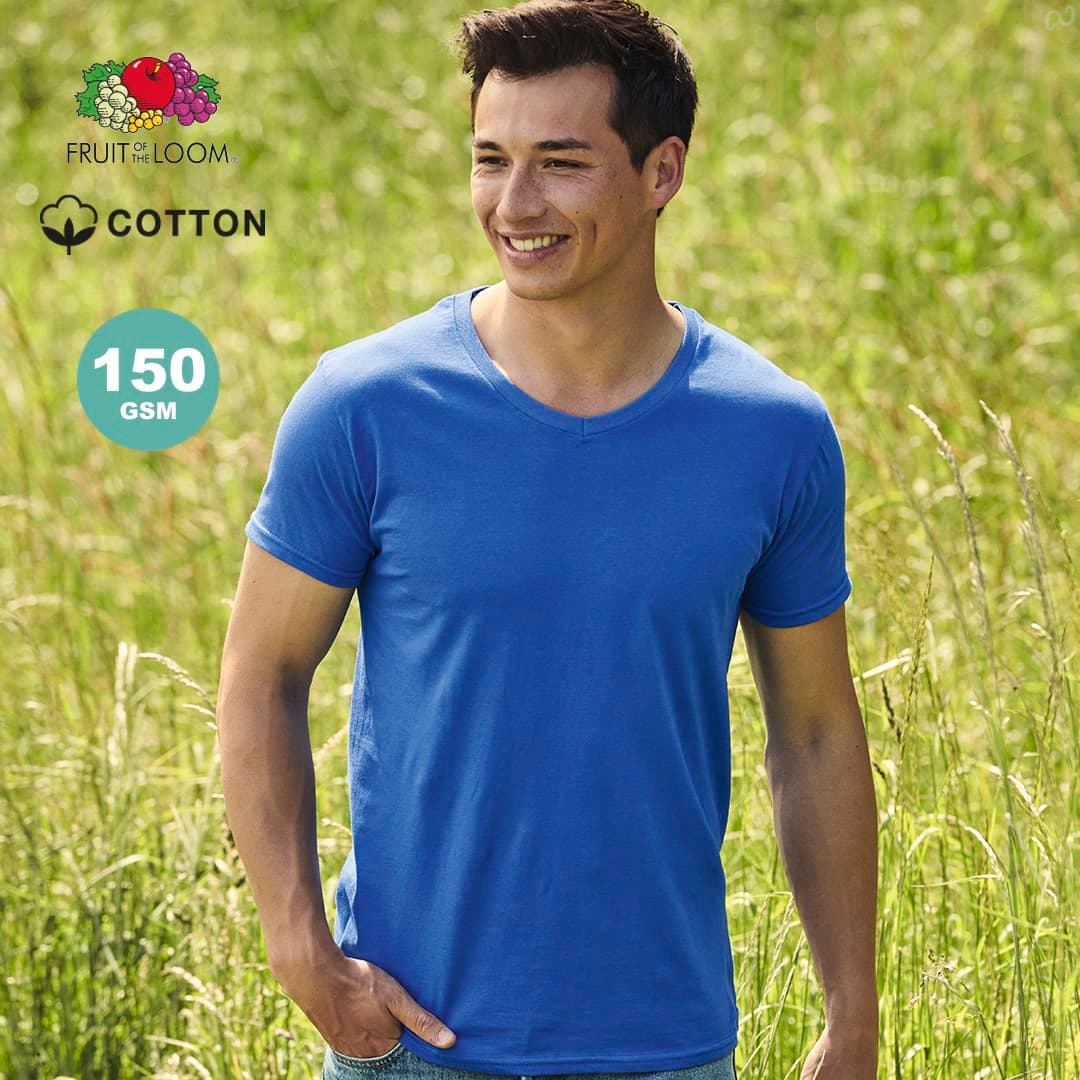 Iconic V-Neck Adult Colour T-Shirt