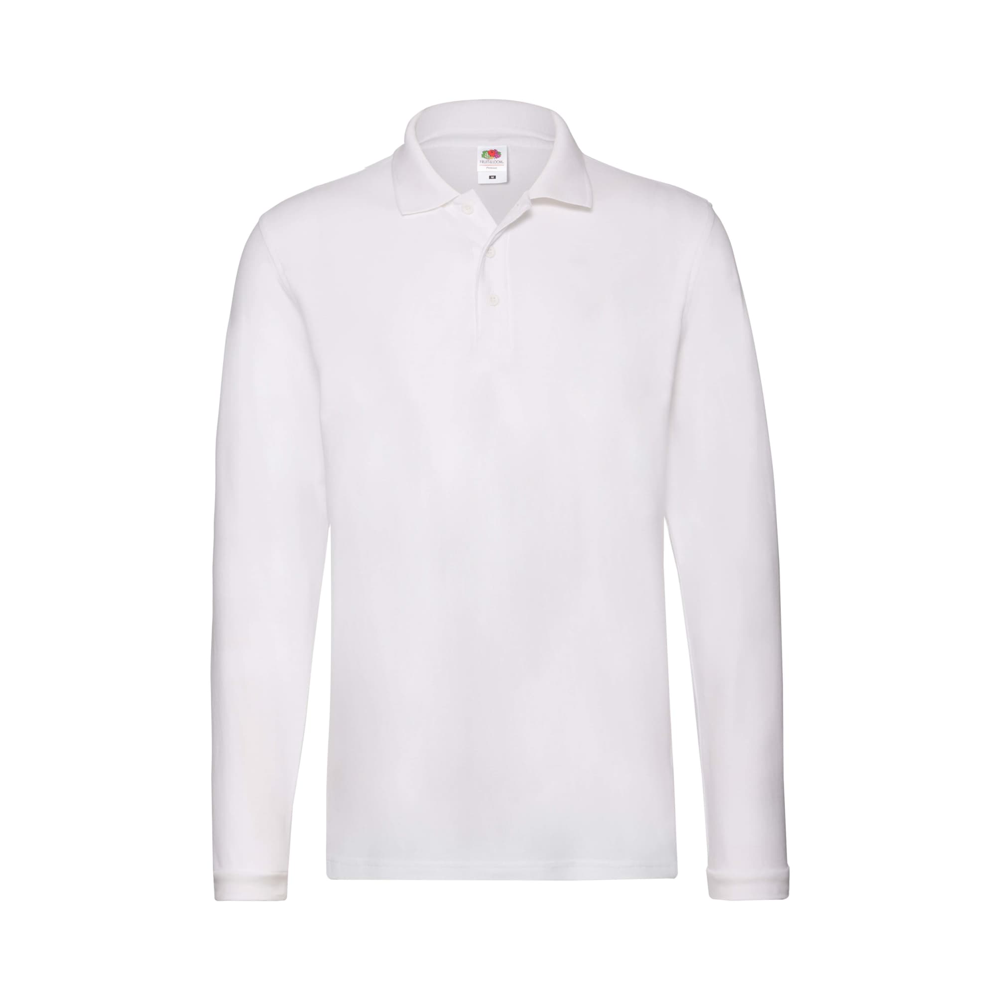 Premium Long Sleeve Adult Polo Shirt promotional product