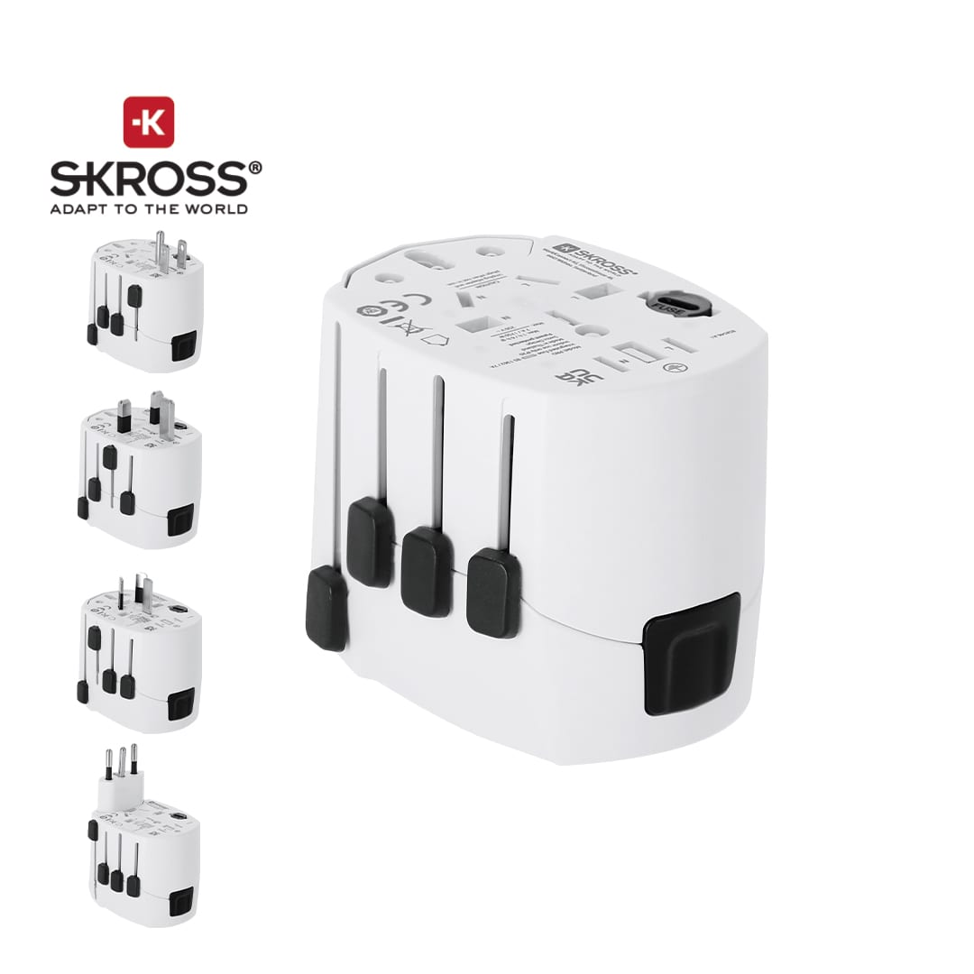 PRO 3-POLE Universal Travel Adapter Skross