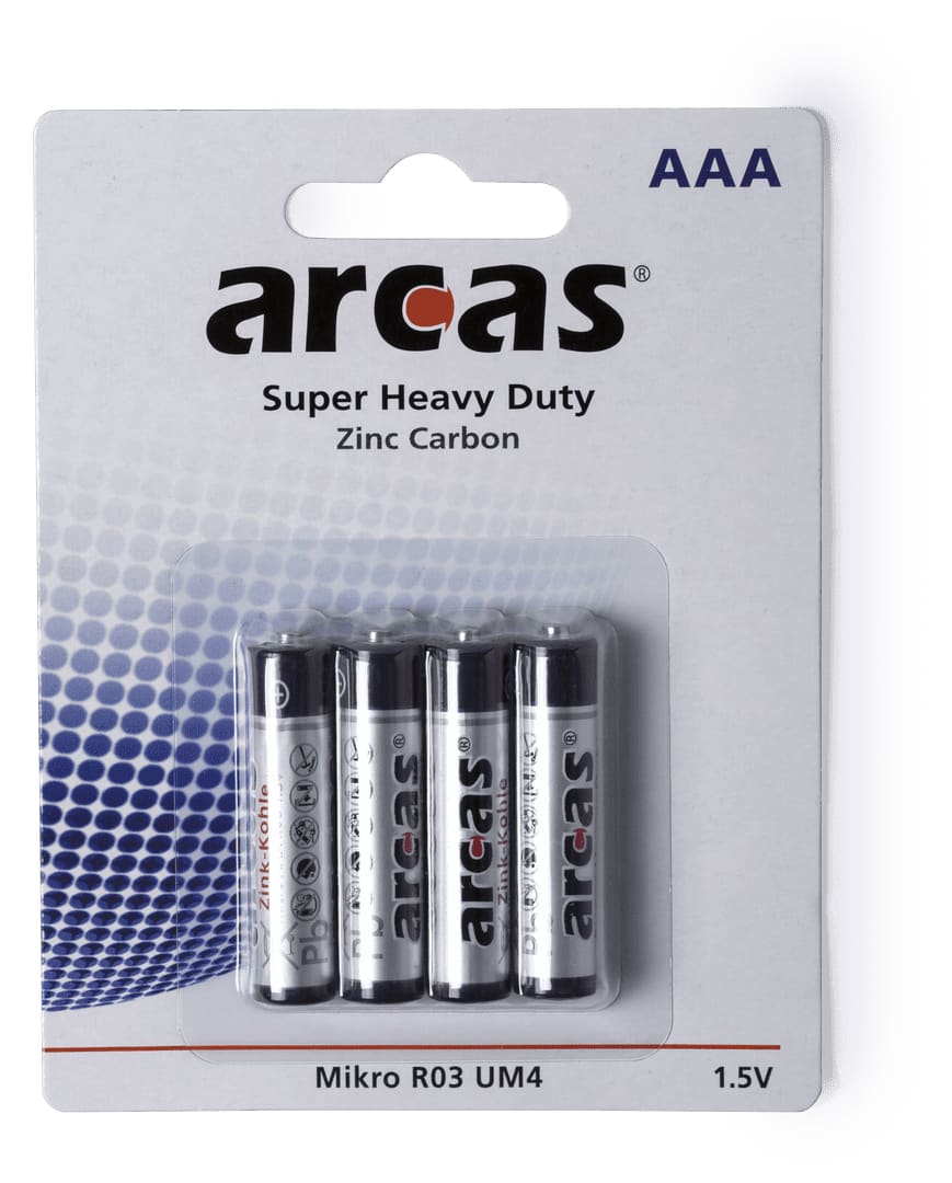AAA/ R03 4 Batteries Pack 1,5V