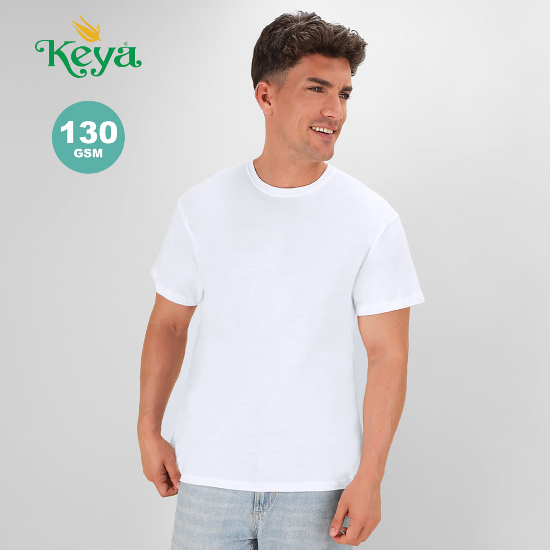 MC130 Adult White T-Shirt "keya"