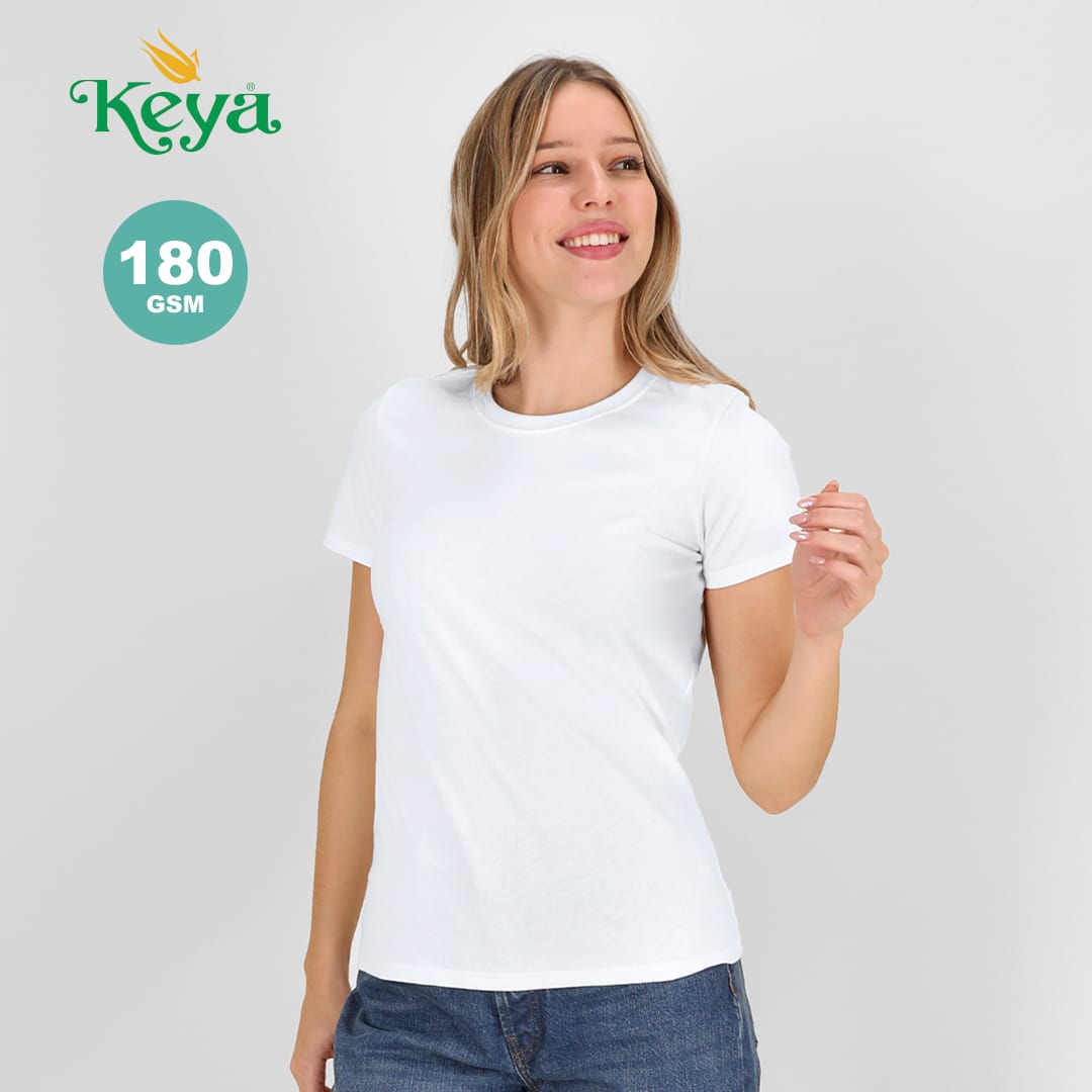 WCS180 Women White T-Shirt "keya"