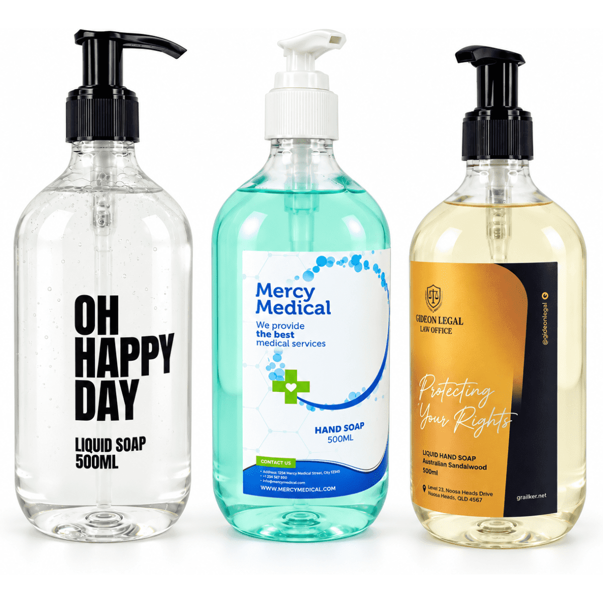 Hand & Body Wash Pump-Top Bottle