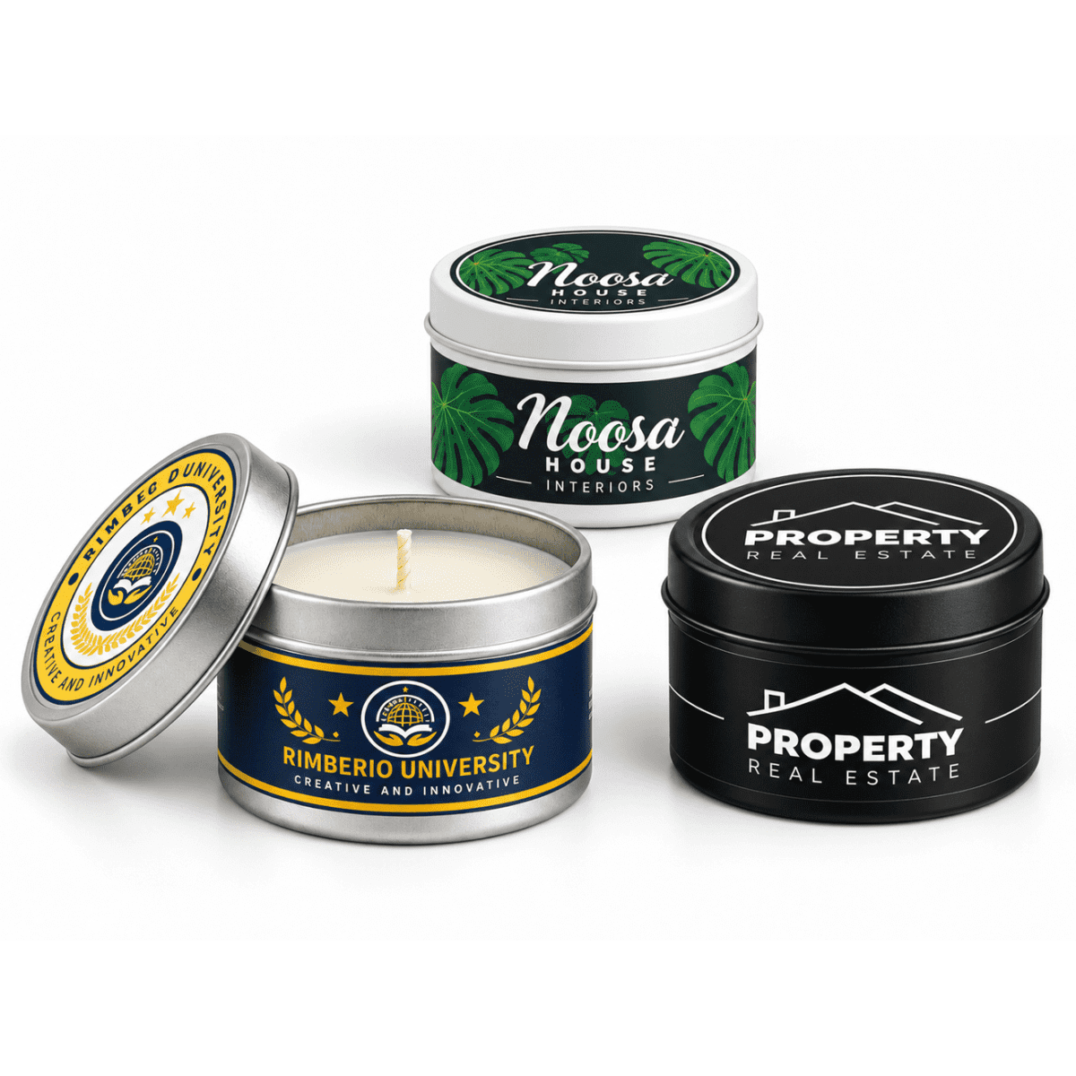 Small Candle Tin