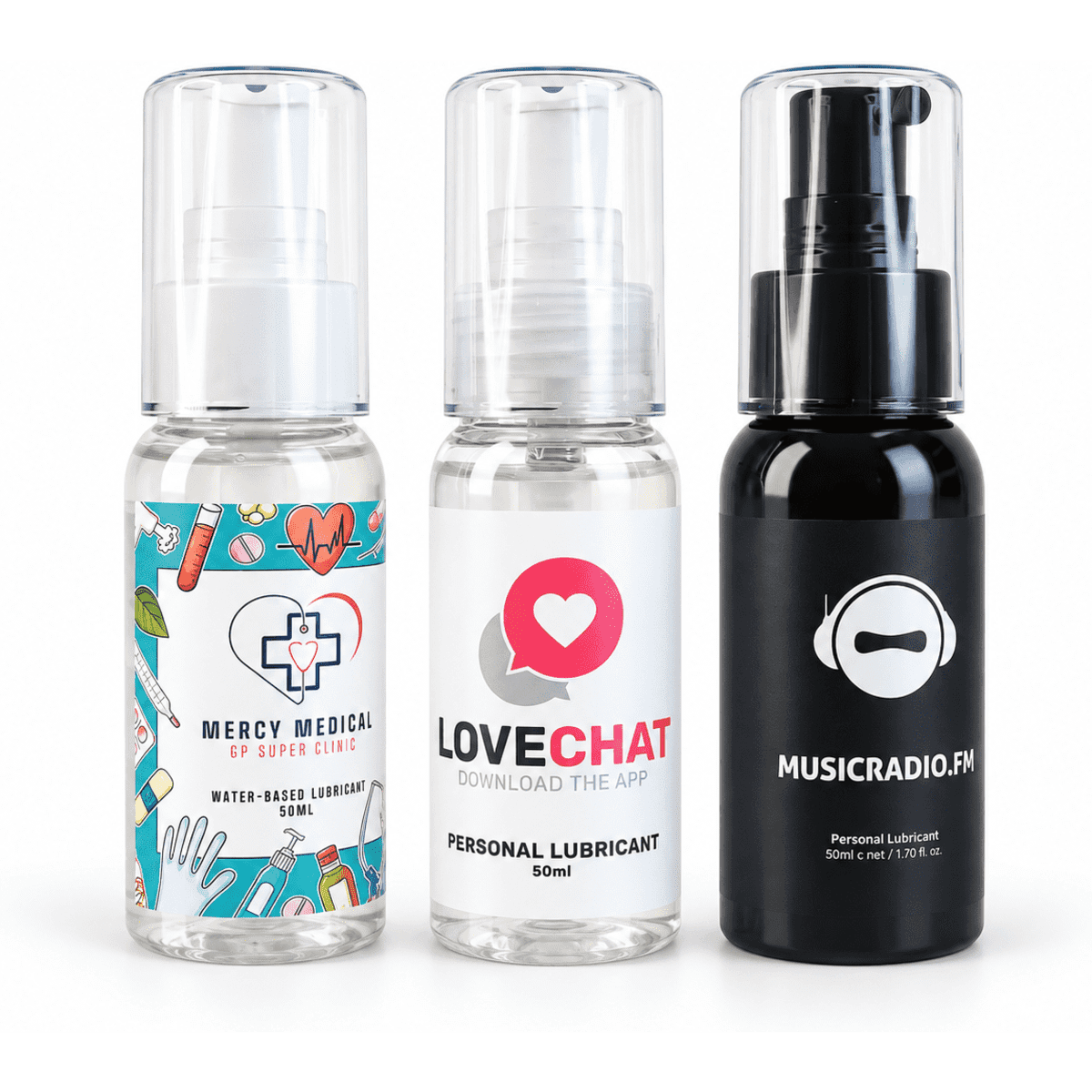 Personal Lubricant Bottle