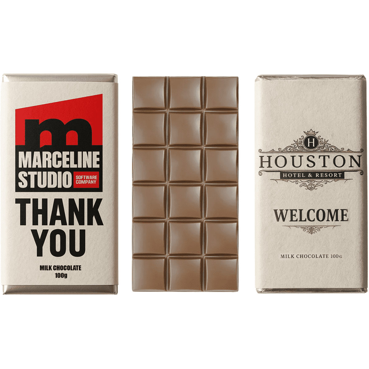 Custom Chocolate 100g Bar