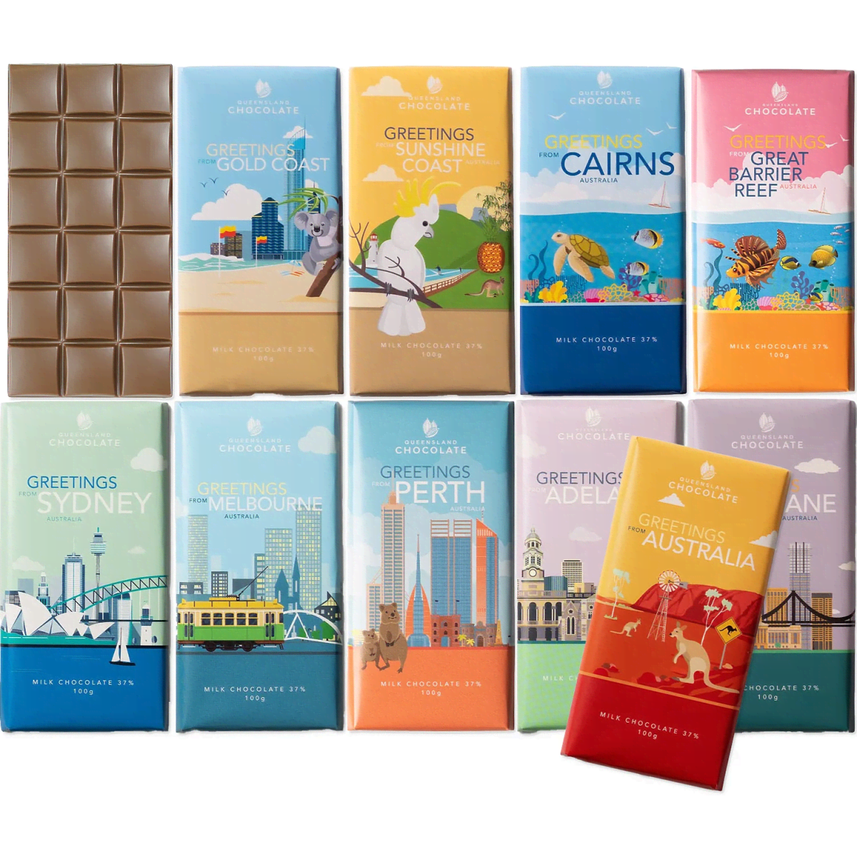 Queensland Chocolate 100g Bar