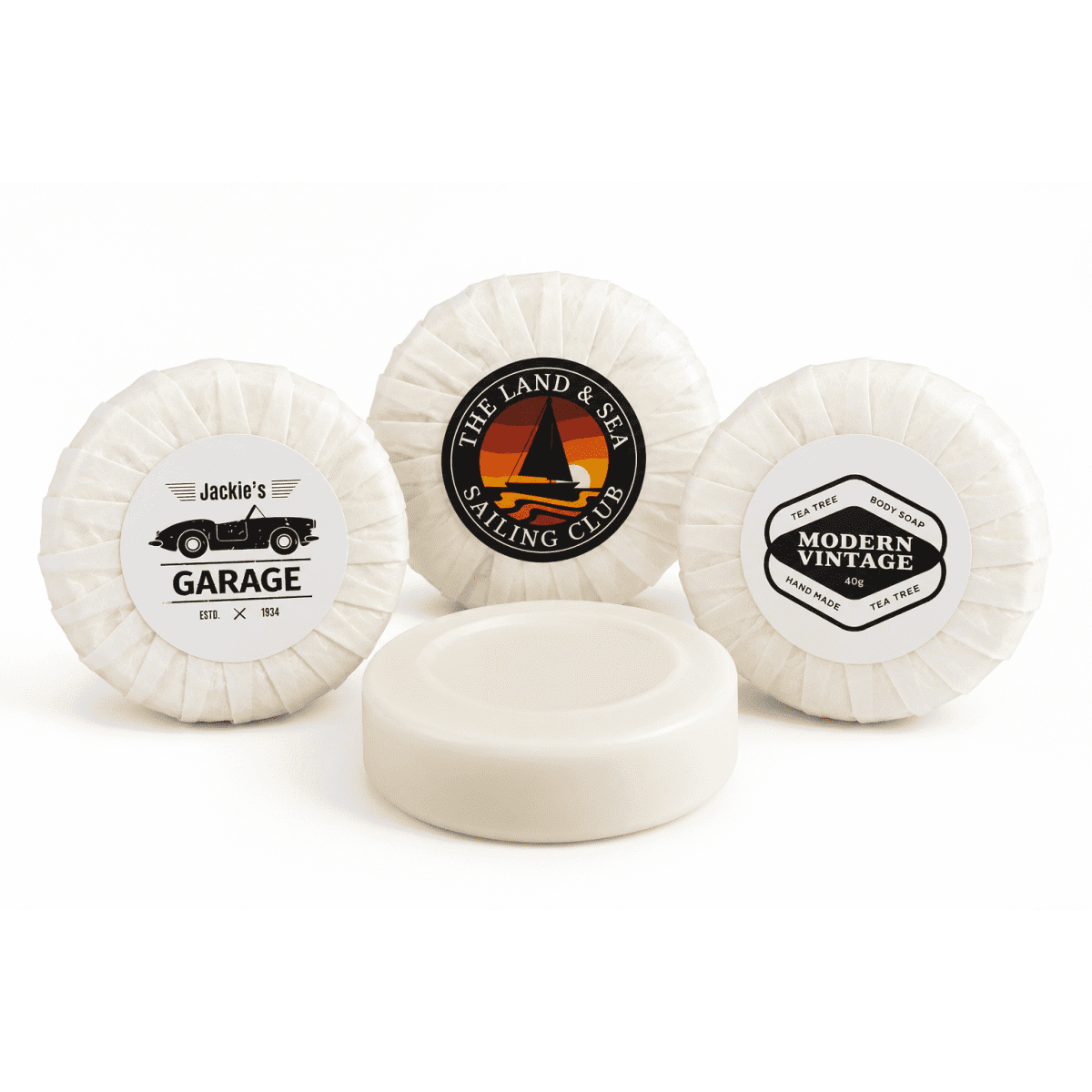 Pleat-Wrapped Guest Soaps 40g
