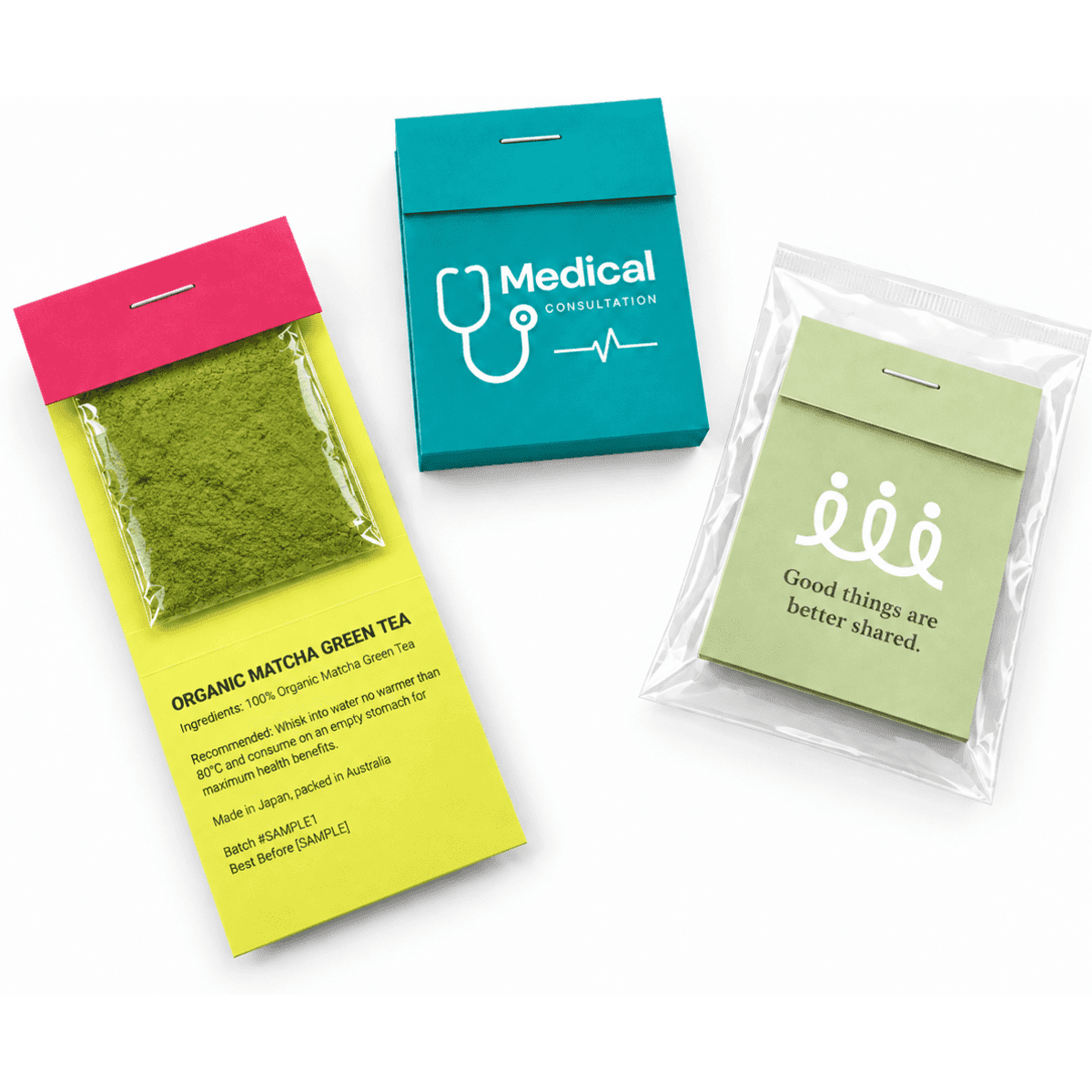 Organic Matcha Green Tea Card
