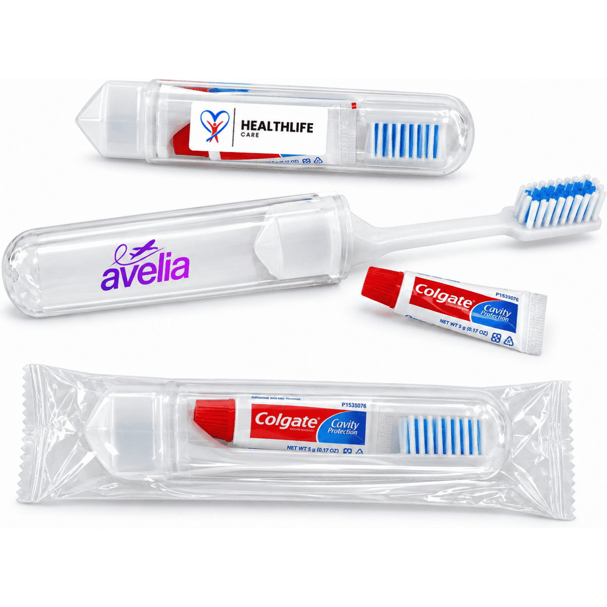 Travel Toothbrush & 5g Paste Set