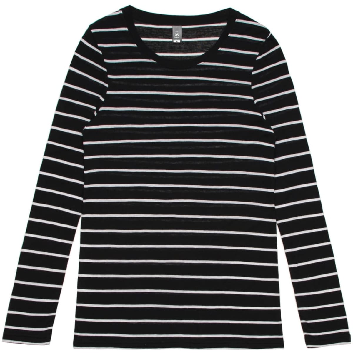 Wo’s Fine Stripe L/S Tee