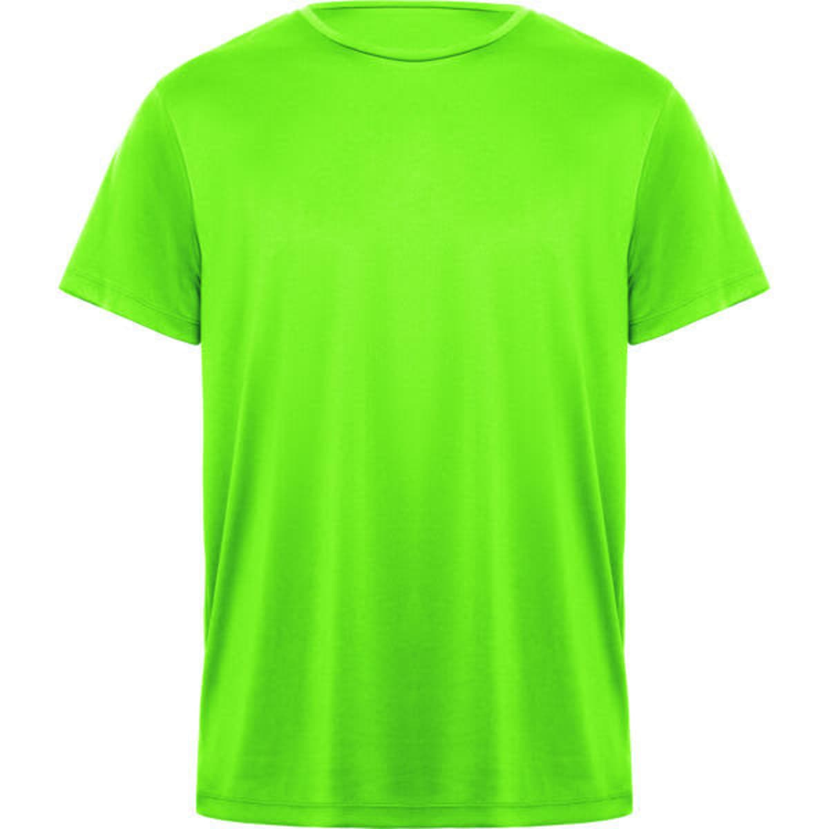 A bright green Daytona T-Shirt with a standard crew neck and short sleeves. It features a logo on the front.