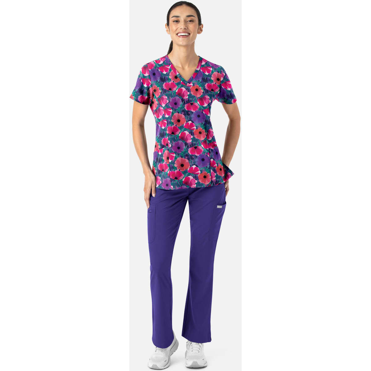 Prints Womens V-Neck Print Top