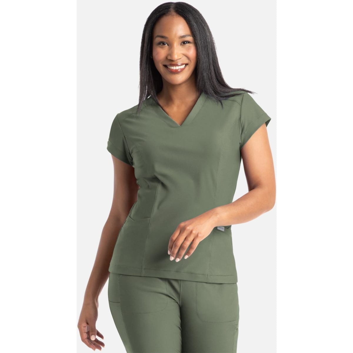 Embrace Zoe Banded V-Neck Top