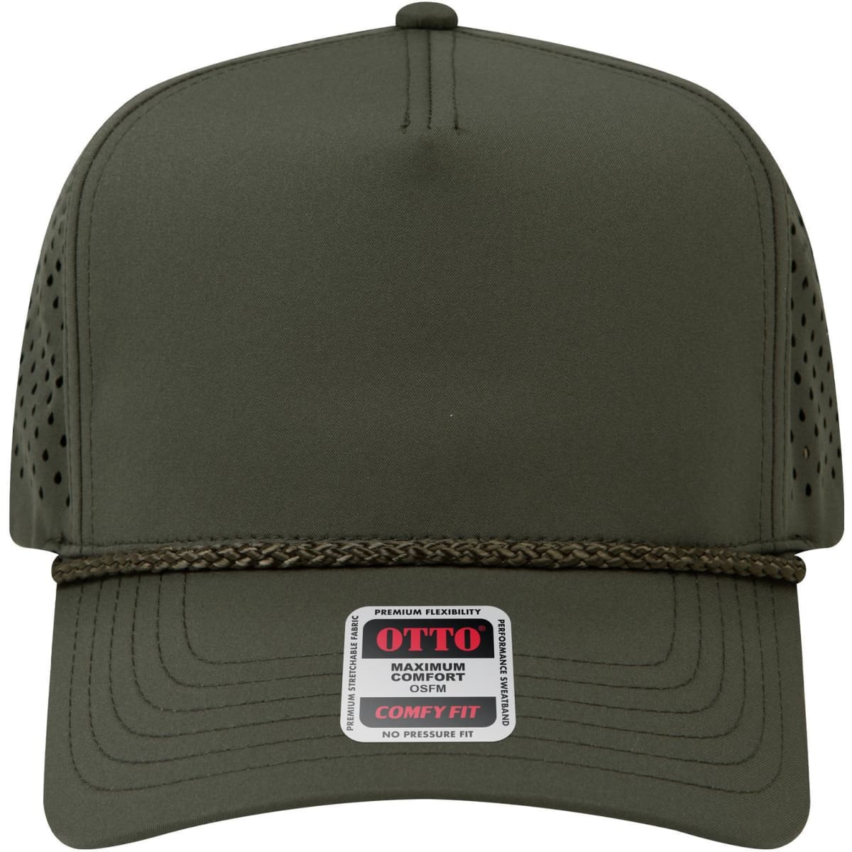 5 Panel Mid Profile Perforated Rope Cap