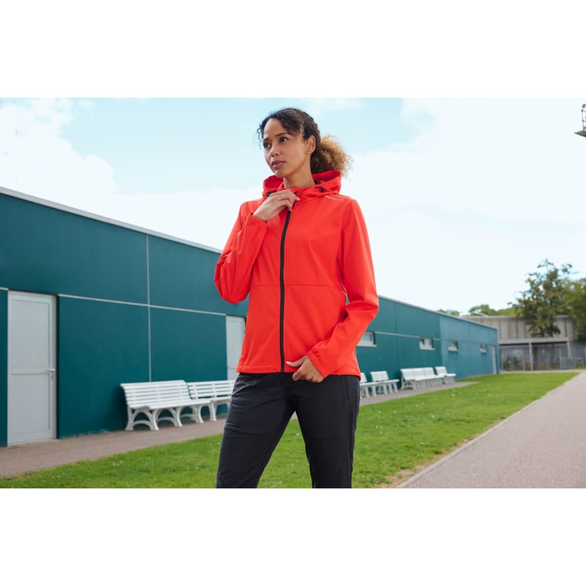 Ladies Sports Softshell Jacket GRS