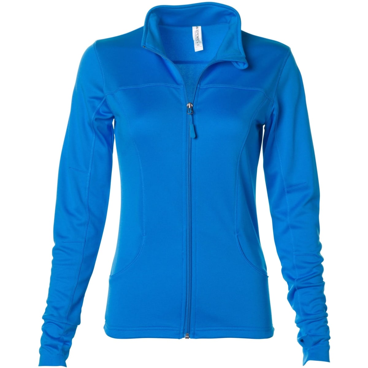 Womens Polyester Athletic Zip