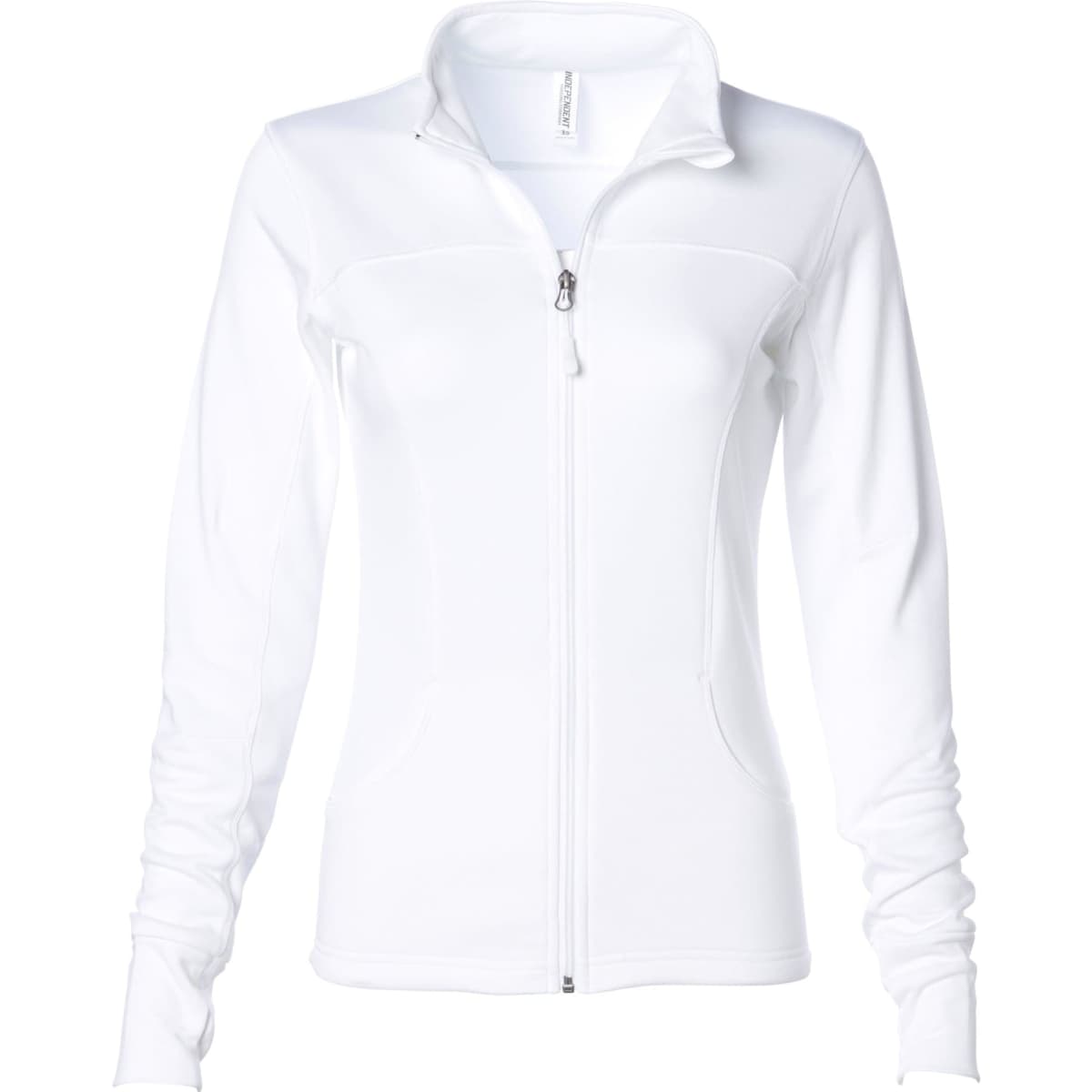 Womens Polyester Athletic Zip