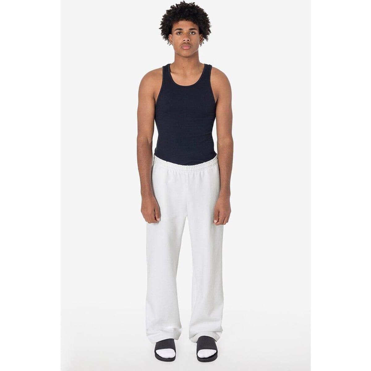 Straight Leg Heavy Fleece Pant