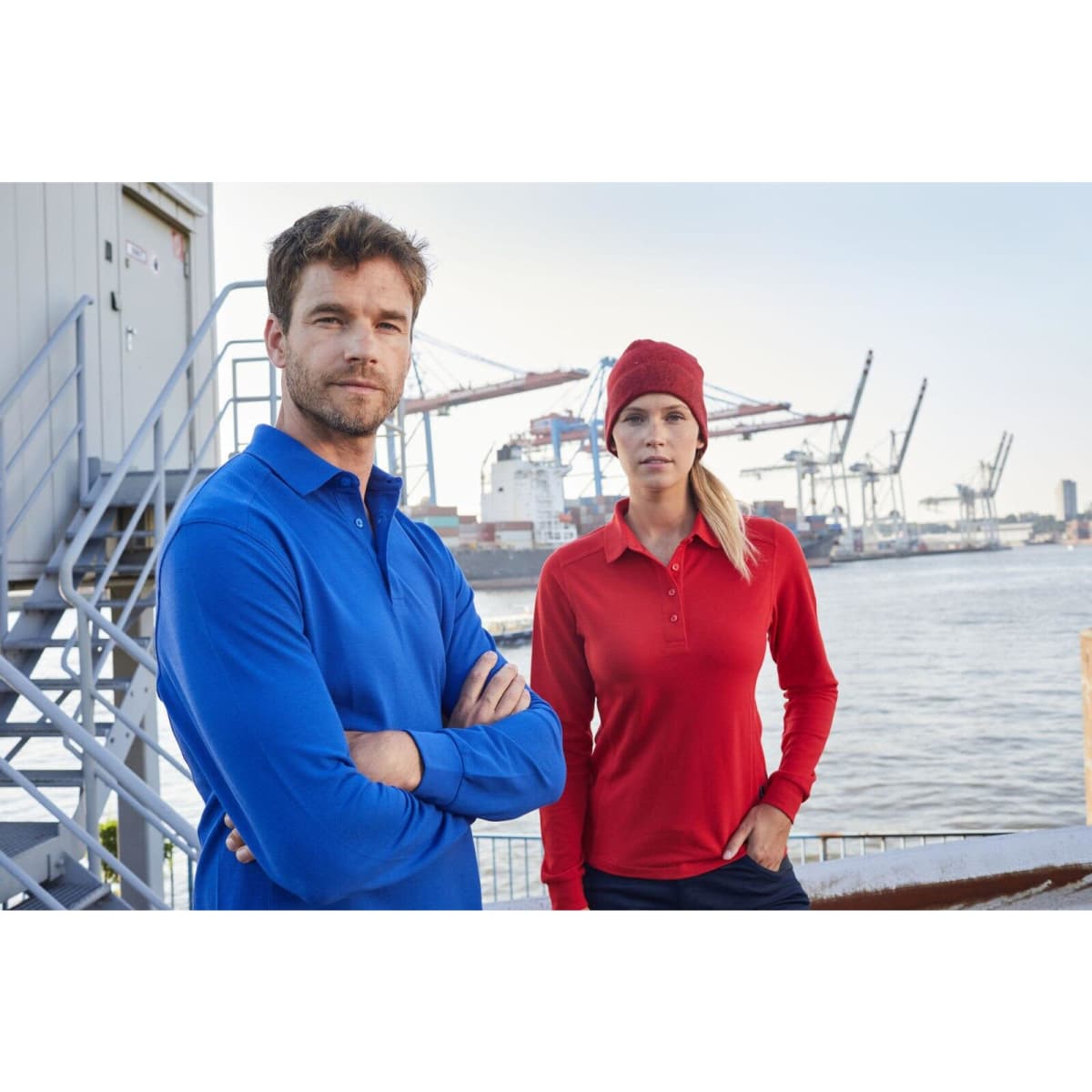 Ladies Workwear L-S Polo