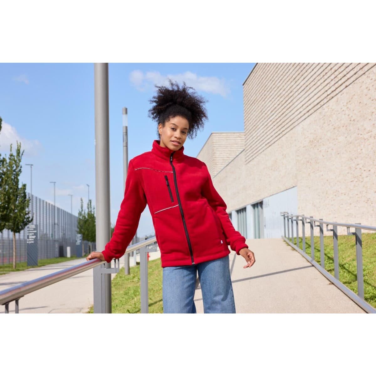 Fleece Jacket – Corduroy Look