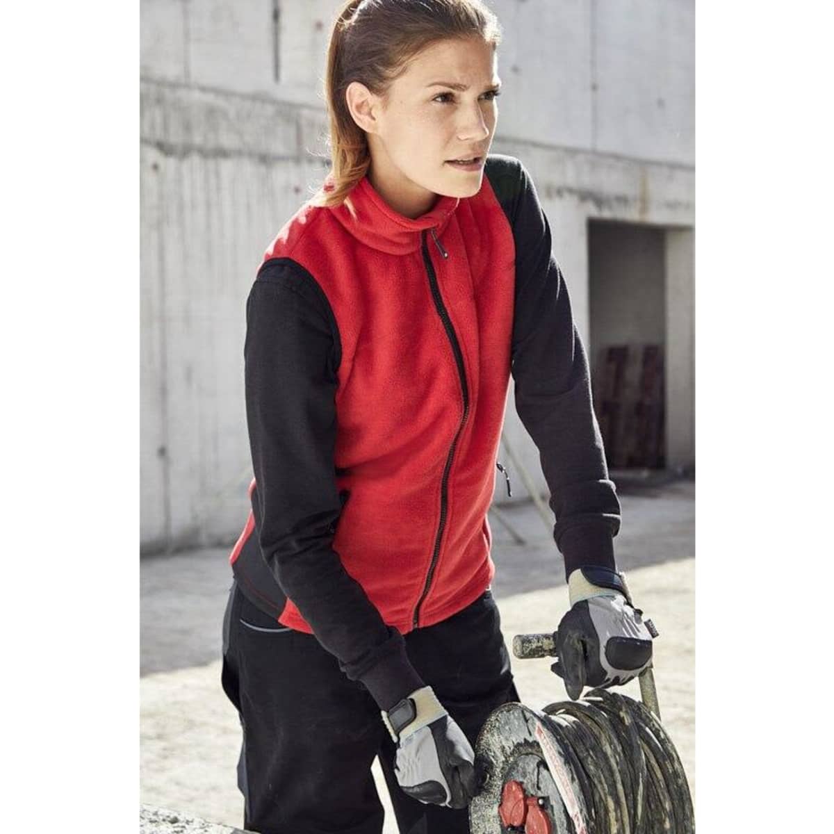 Ladies Workwear Fleece Vest