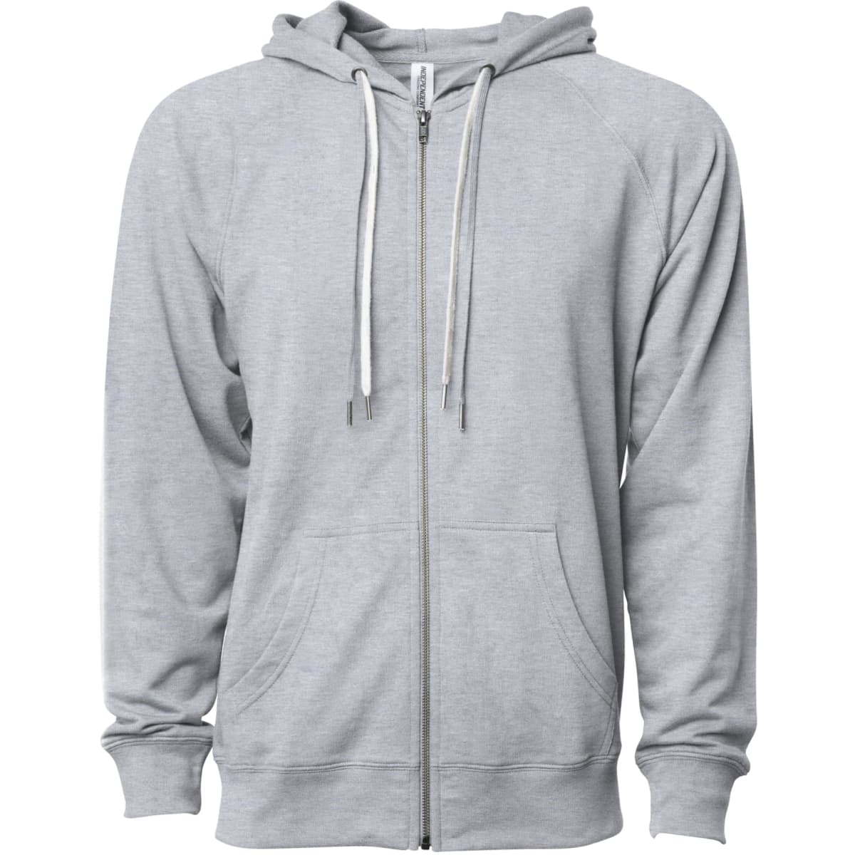 Unisex Lightweight Loopback Terry Zip
