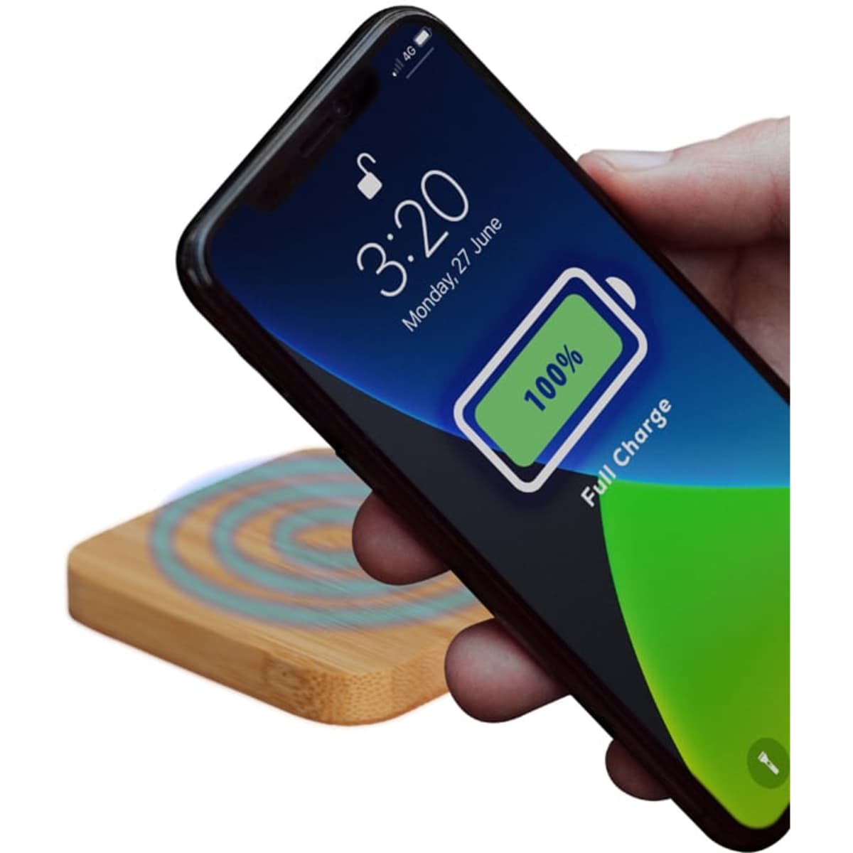 Riley 15W Magnetic Bamboo Charger