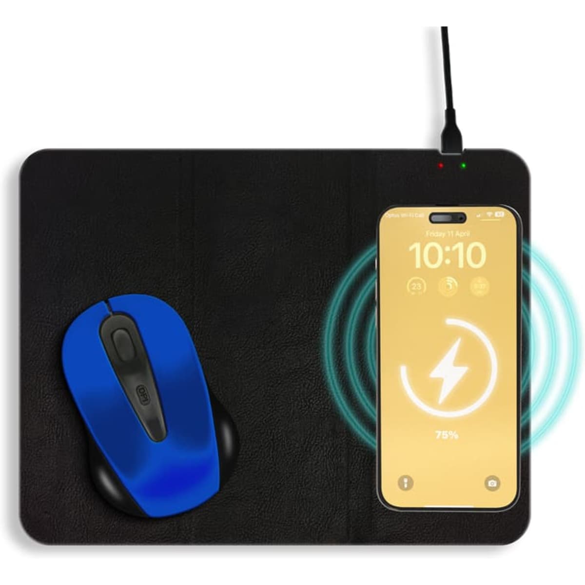 Lawton 15W Foldable Magnetic Wireless Charging Mouse Pad