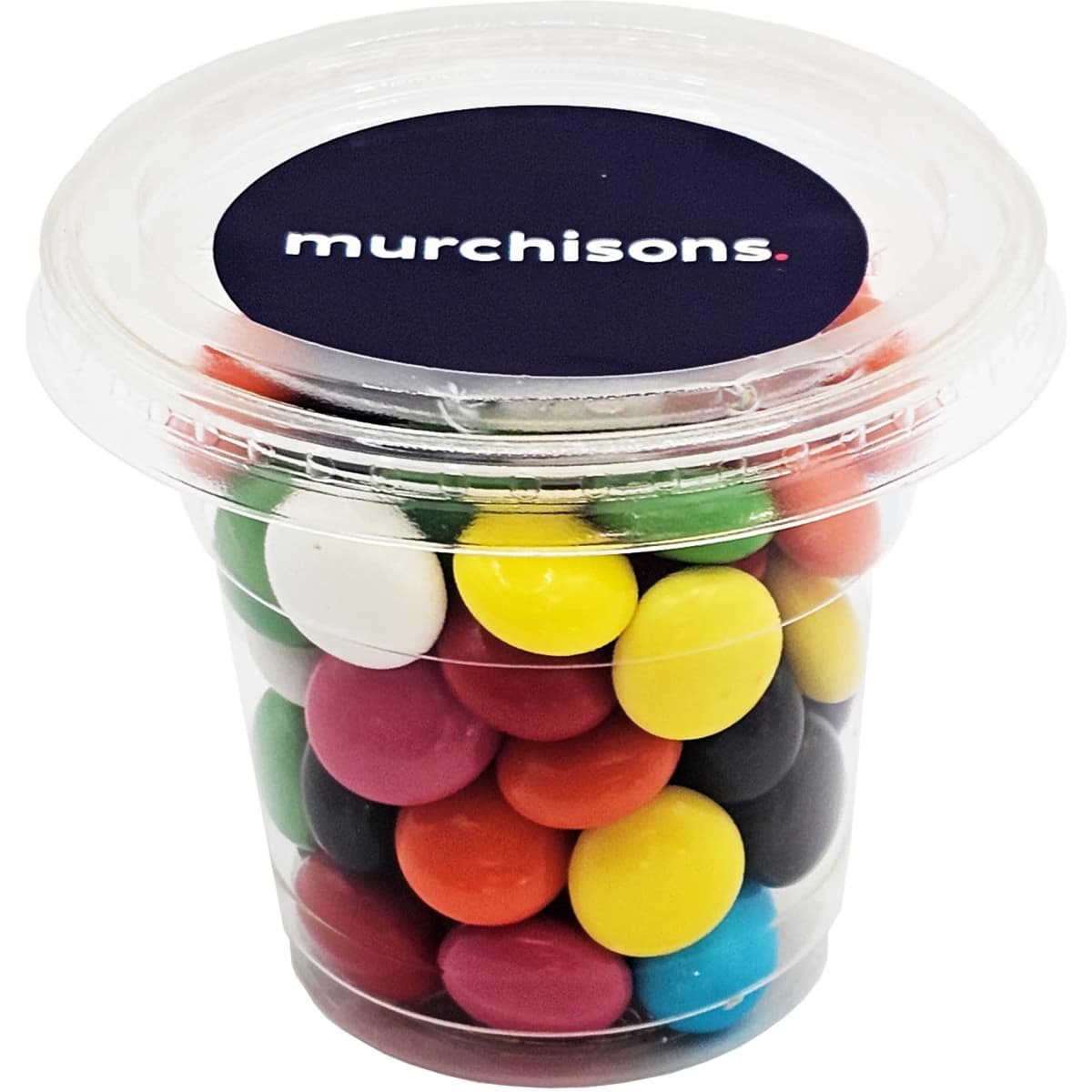 Tub filled with Choc Beans