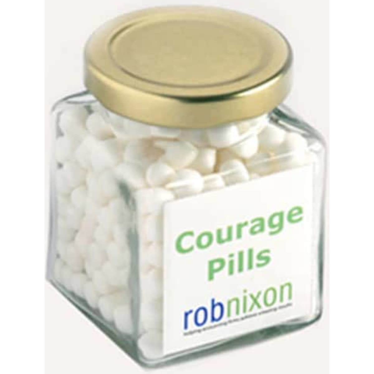 Square Jar with Chewy Mints 170g