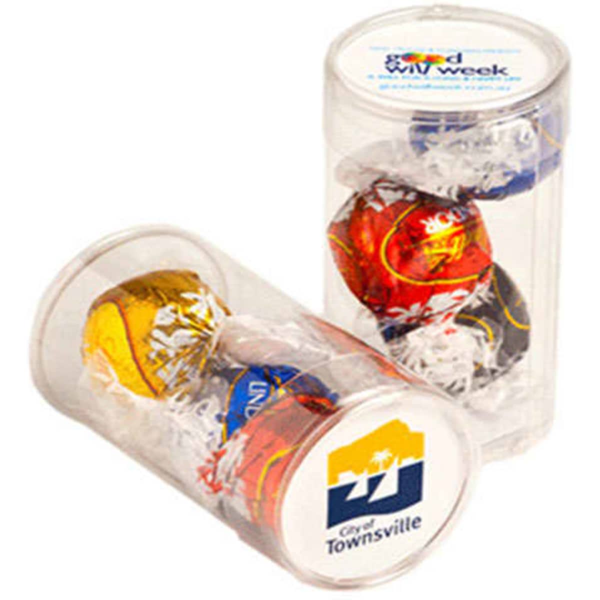 Pet Tube with Lindt Balls x3