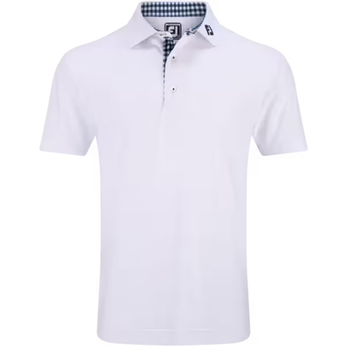 Foot Joy Stretch Pique with Gingham Trim Shirt - Men’s