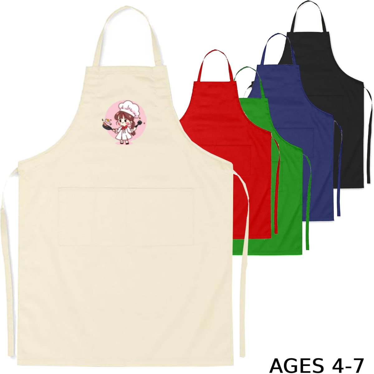 Junior Cotton Apron – Age 4-7