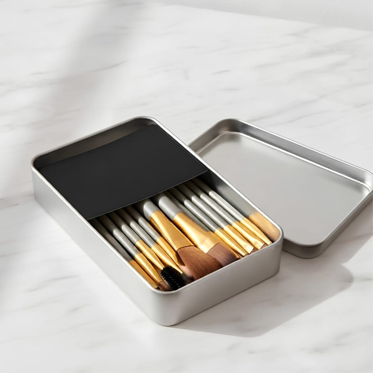 12-Piece Brush with Metal Box Set