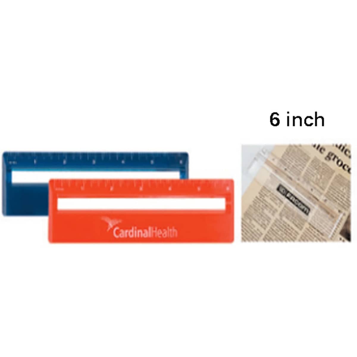 15cm Ruler with Colour and Magnifying