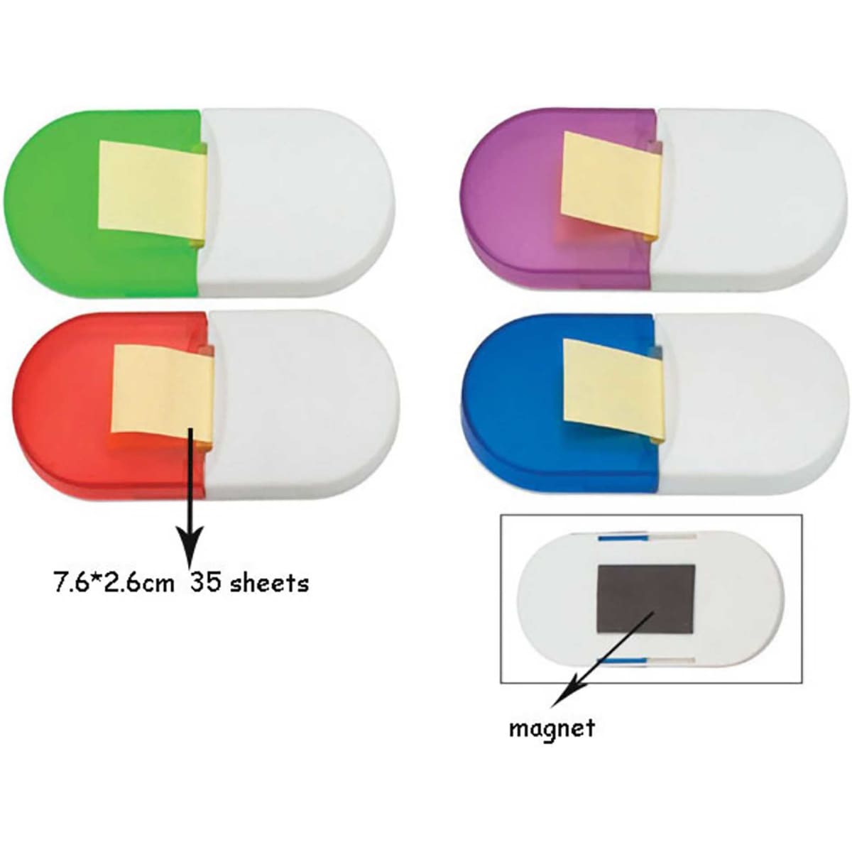 Memo Pad Holder with Magnet