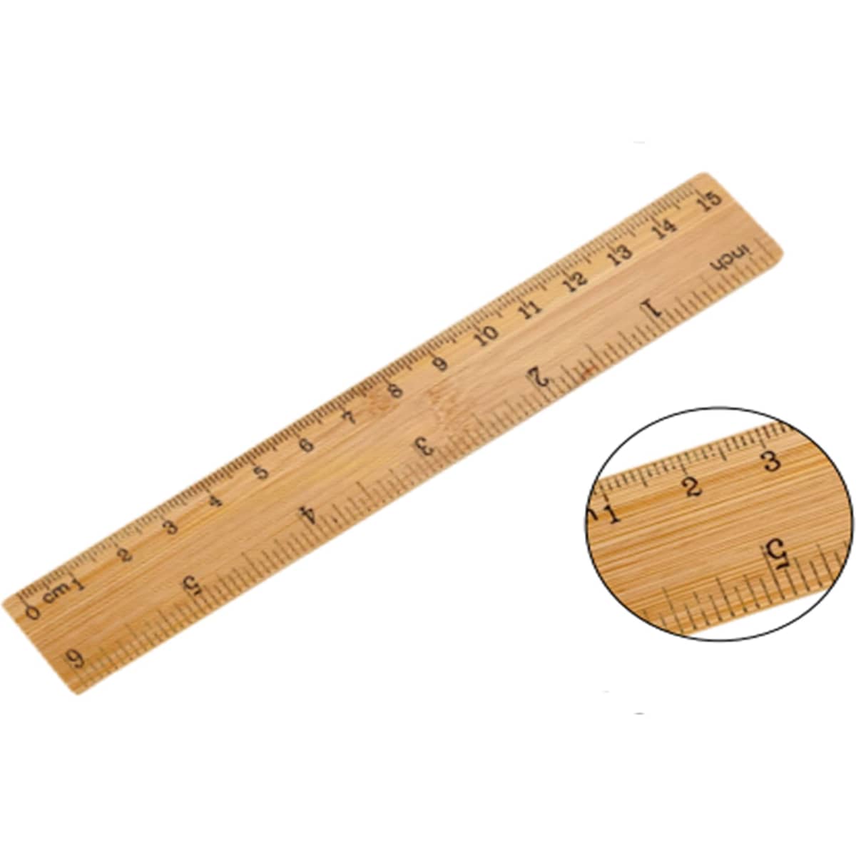 Bamboo Ruler 15cm