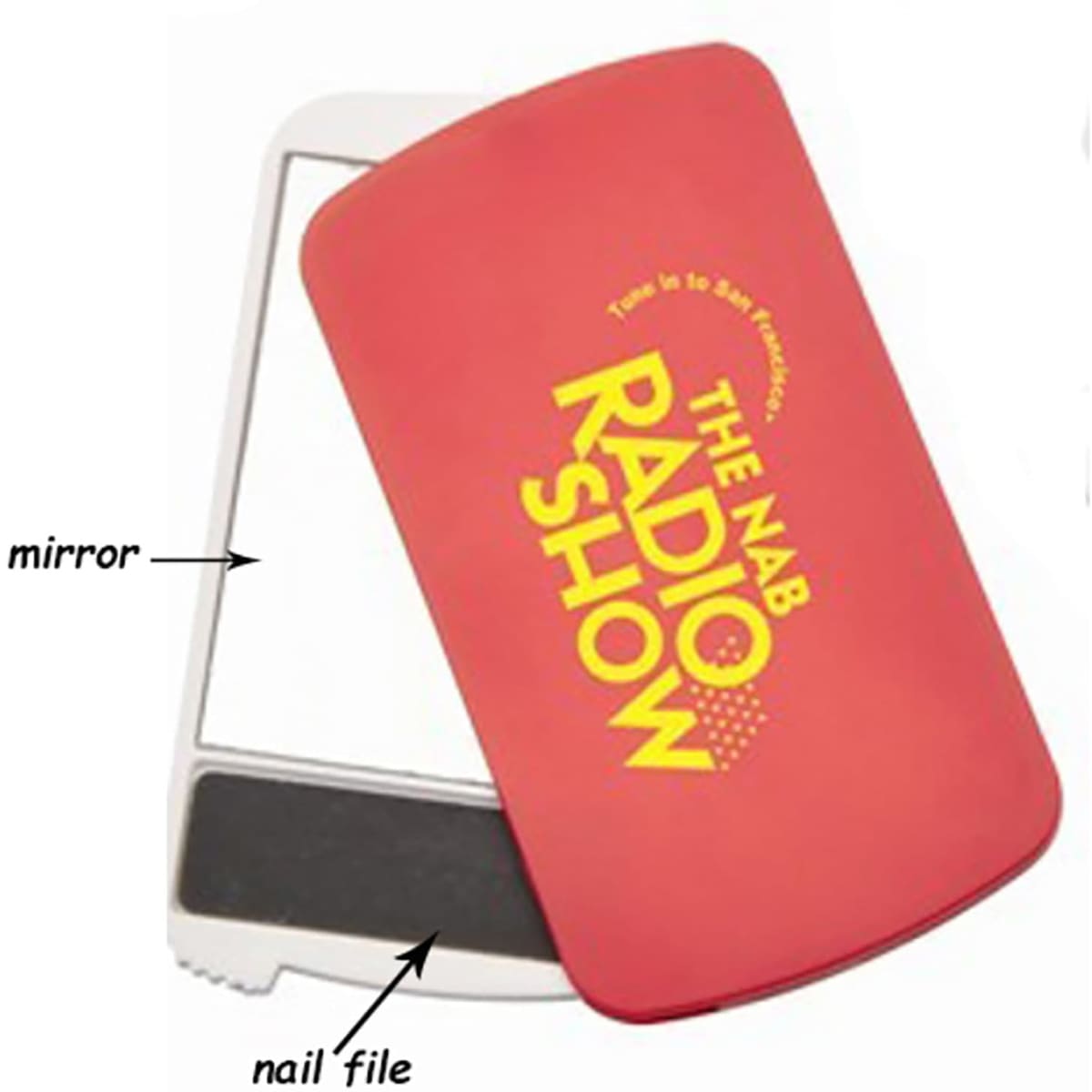 Mirror with Nail File