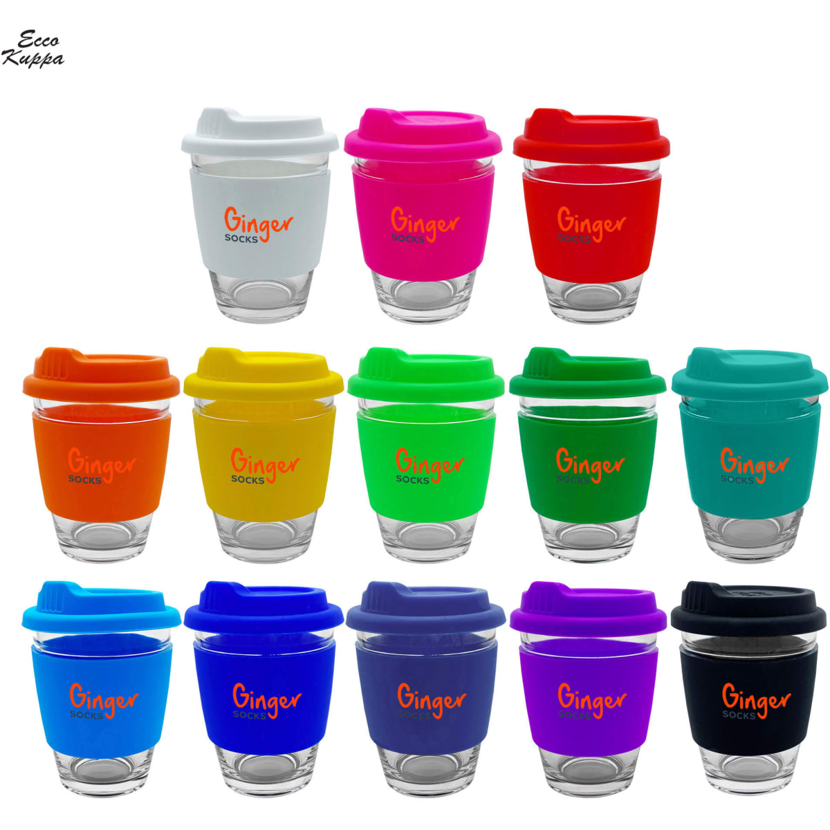 Carlo Glass Coffee Cup – Silicone