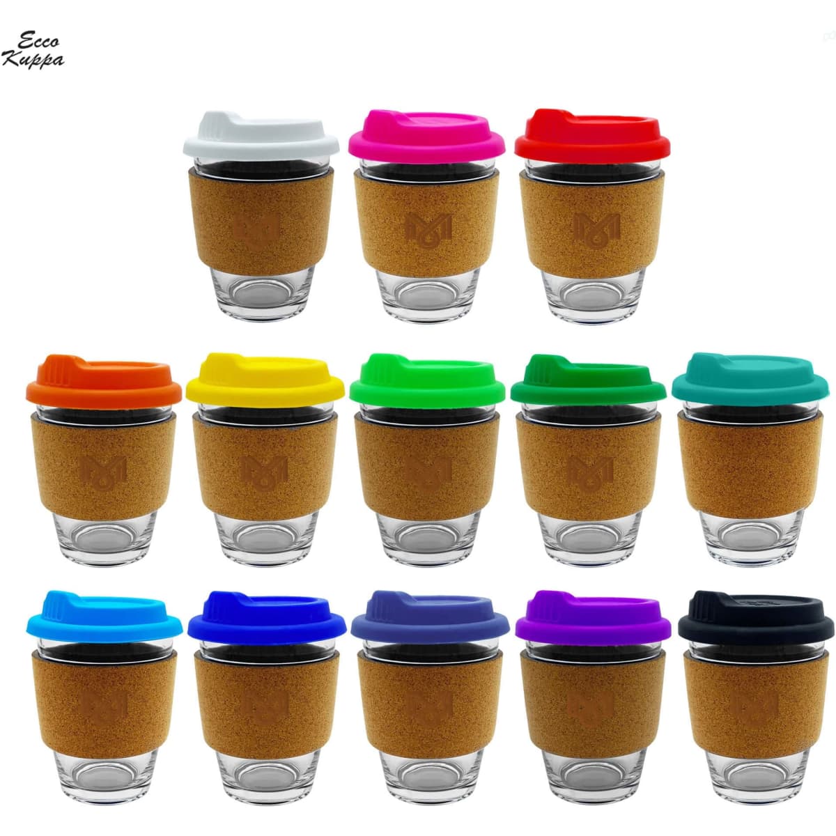 Carlo Glass Coffee Cup – Cork