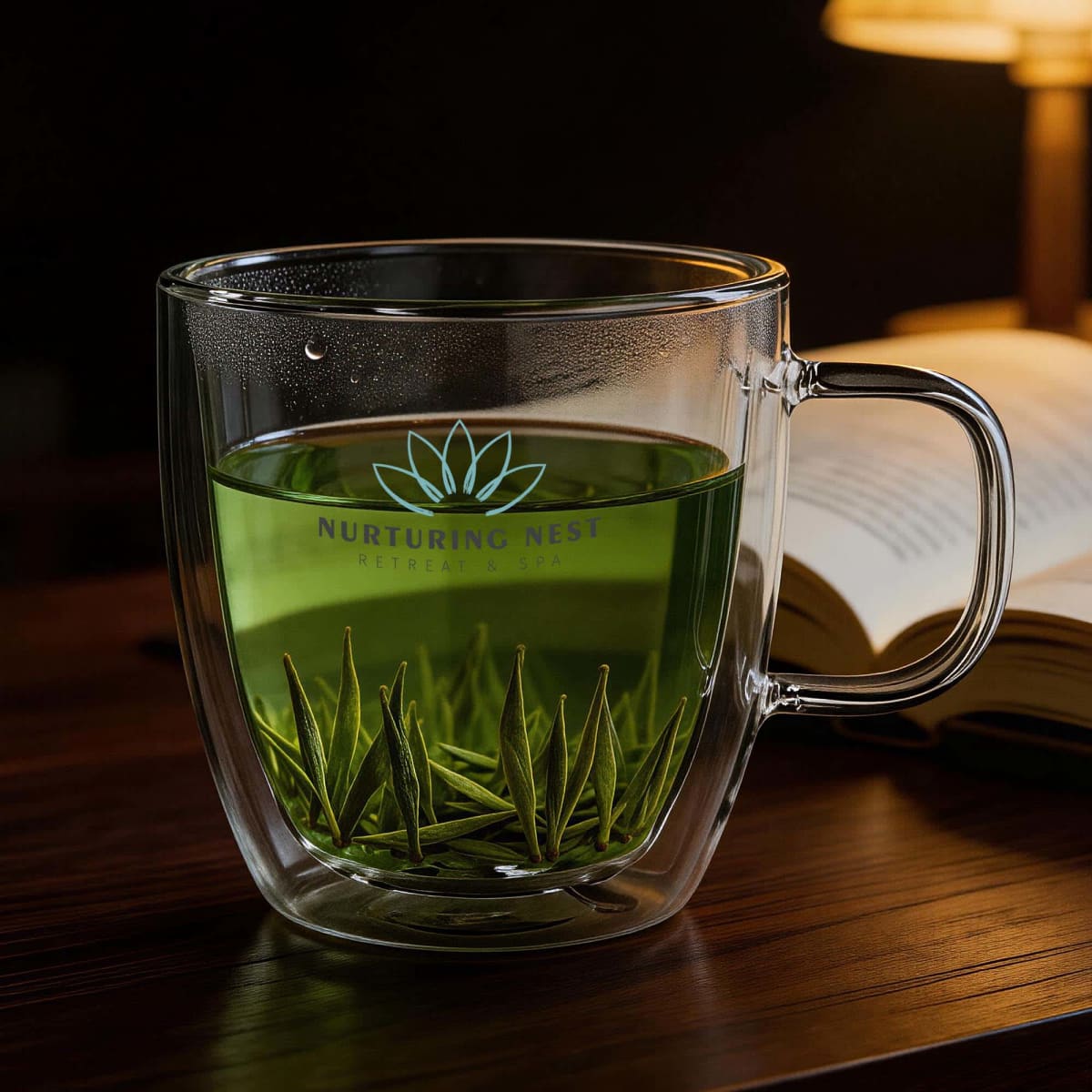 Garna Double Wall Glass Cup 350ml
