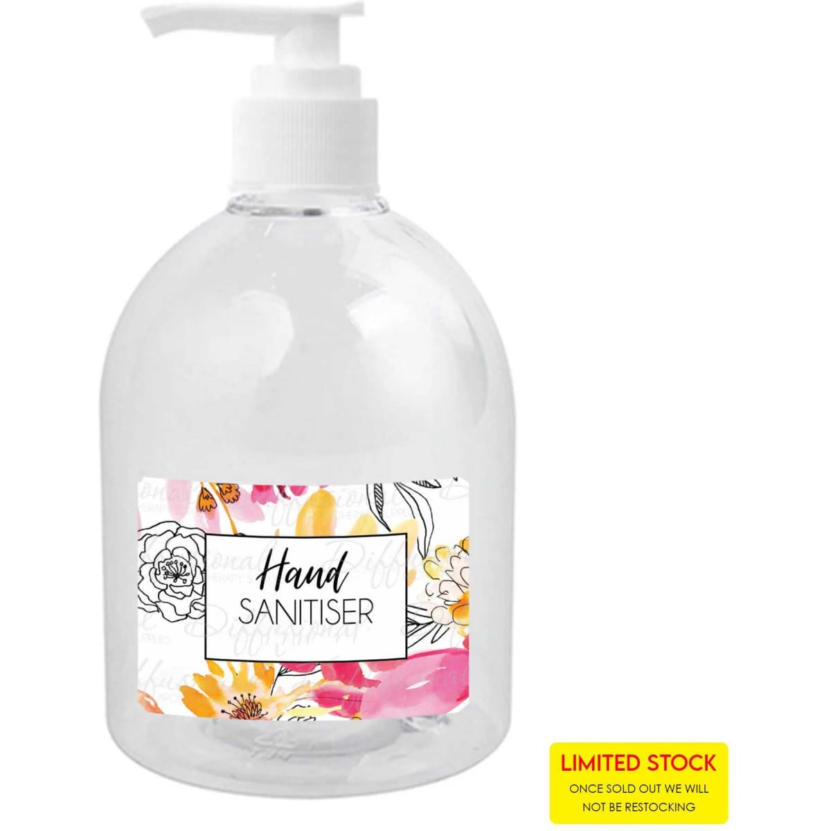 500ml Hand Sanitiser Gel 75% Alcohol