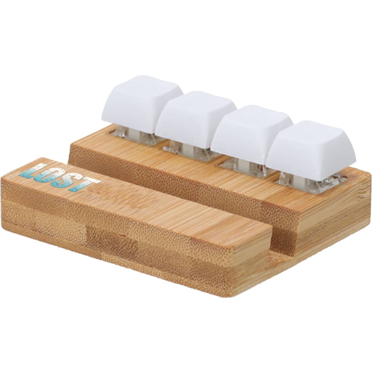 Bamboo Stand Keyboard Stress Reliever