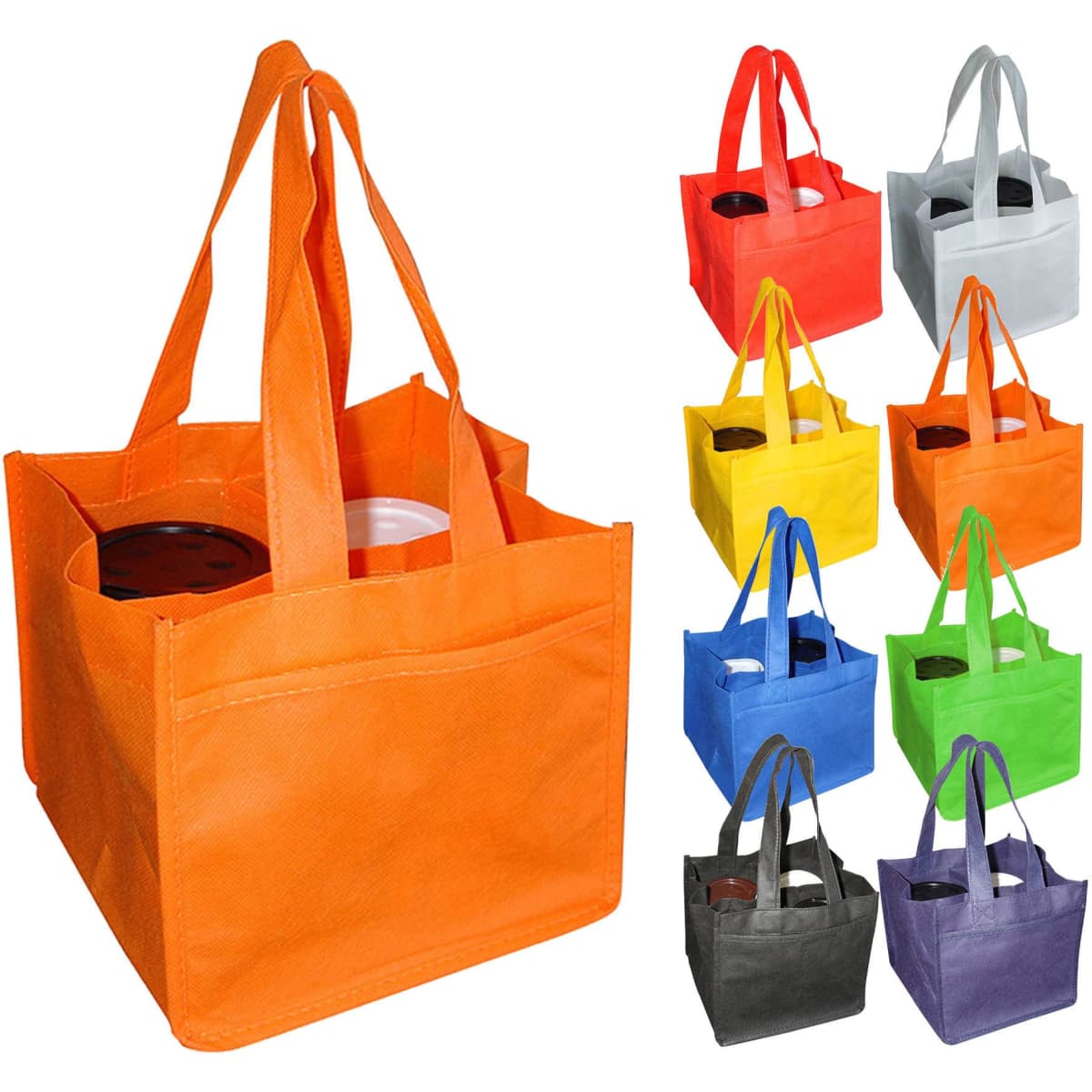 Non Woven 4 Coffee Cups Bag