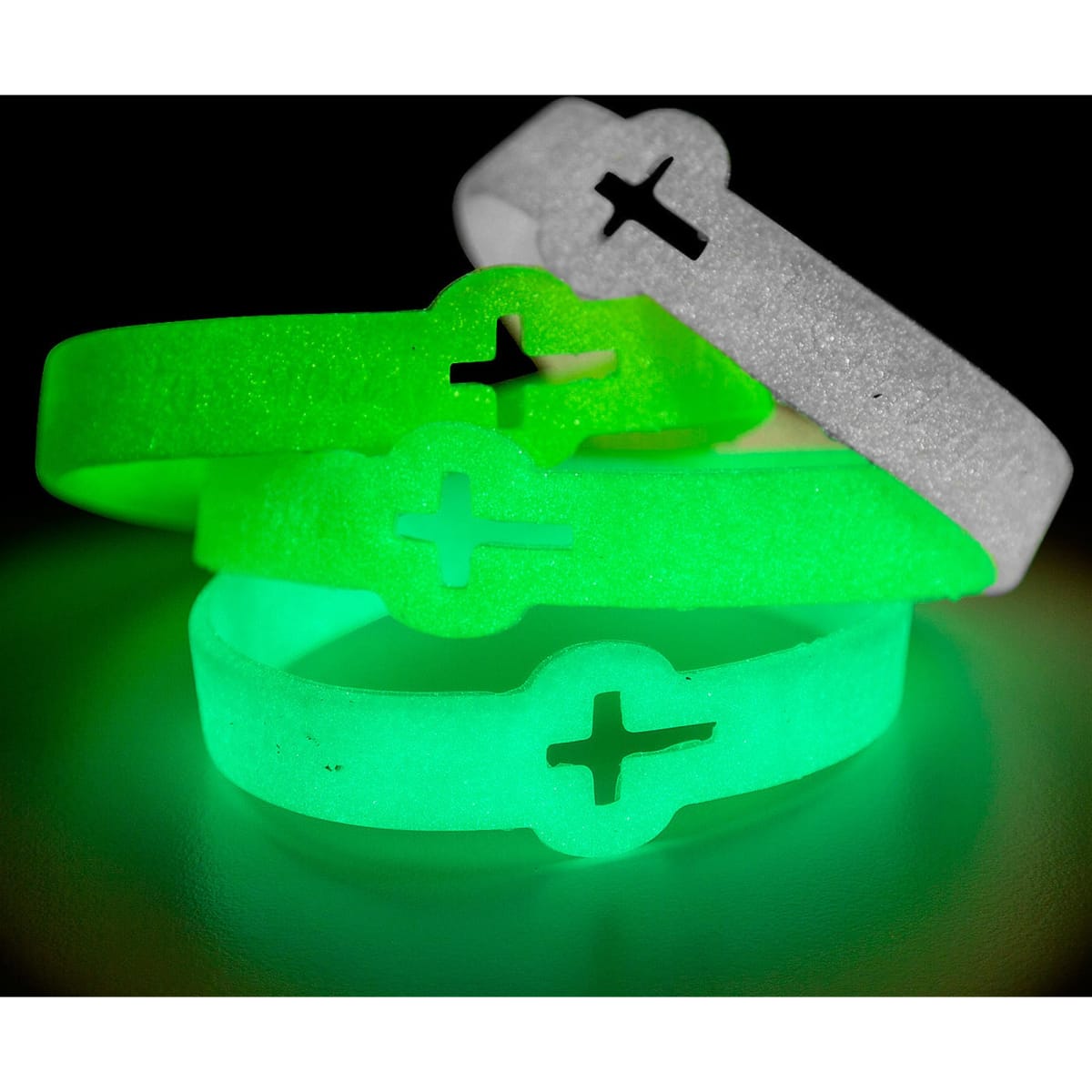 Neon Glow Silicone Wrist Band Custom Design