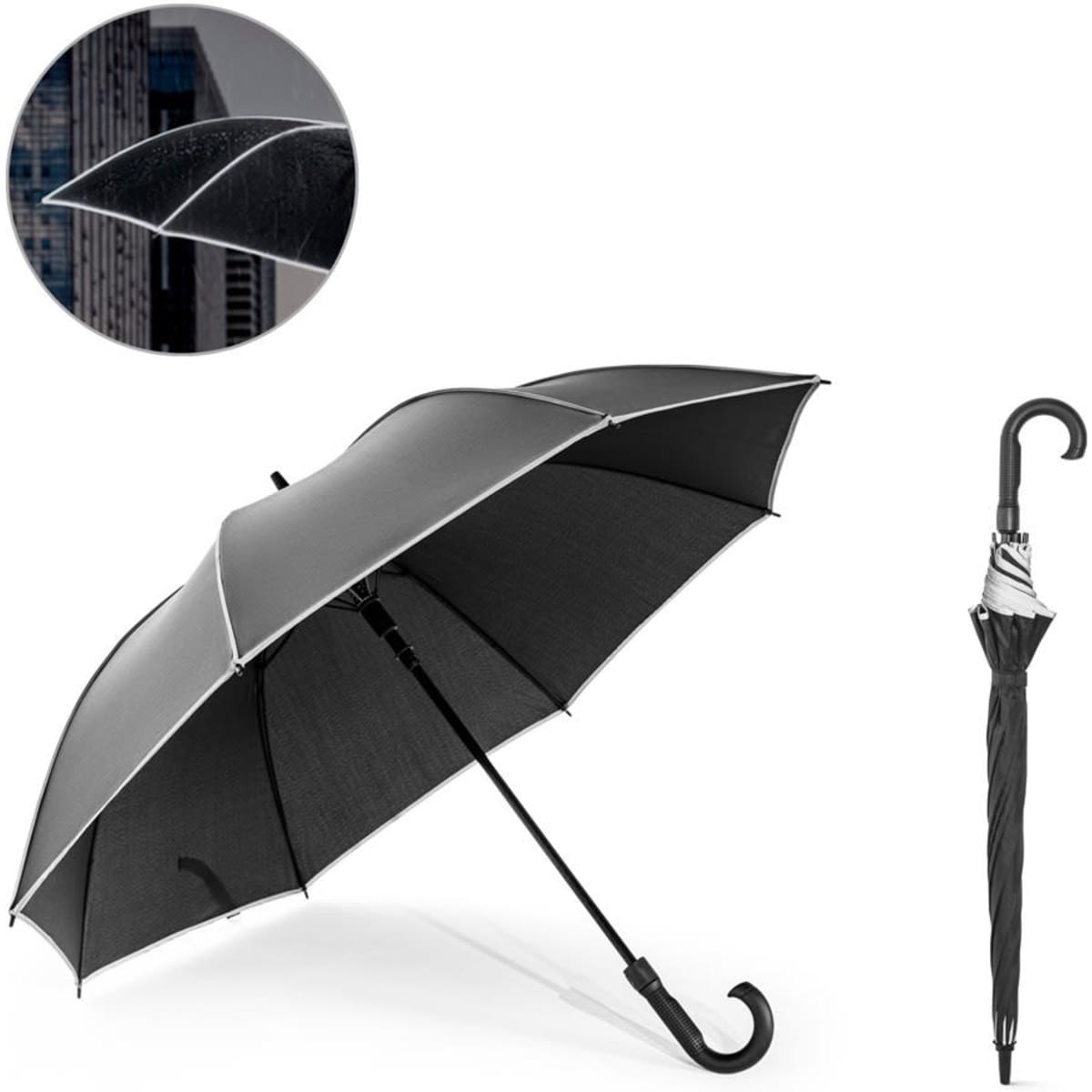 Finnley – 27" umbrella in windproof recycled polyester (100% rPET) pongee 190T