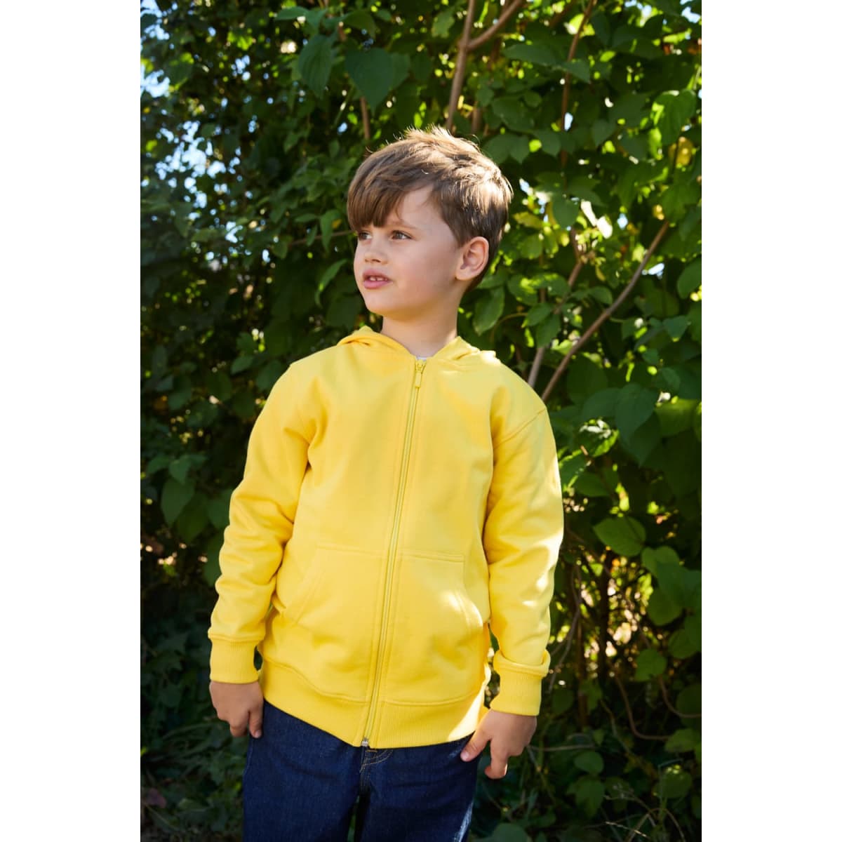 Neutral Kids Hoodie w. Zip