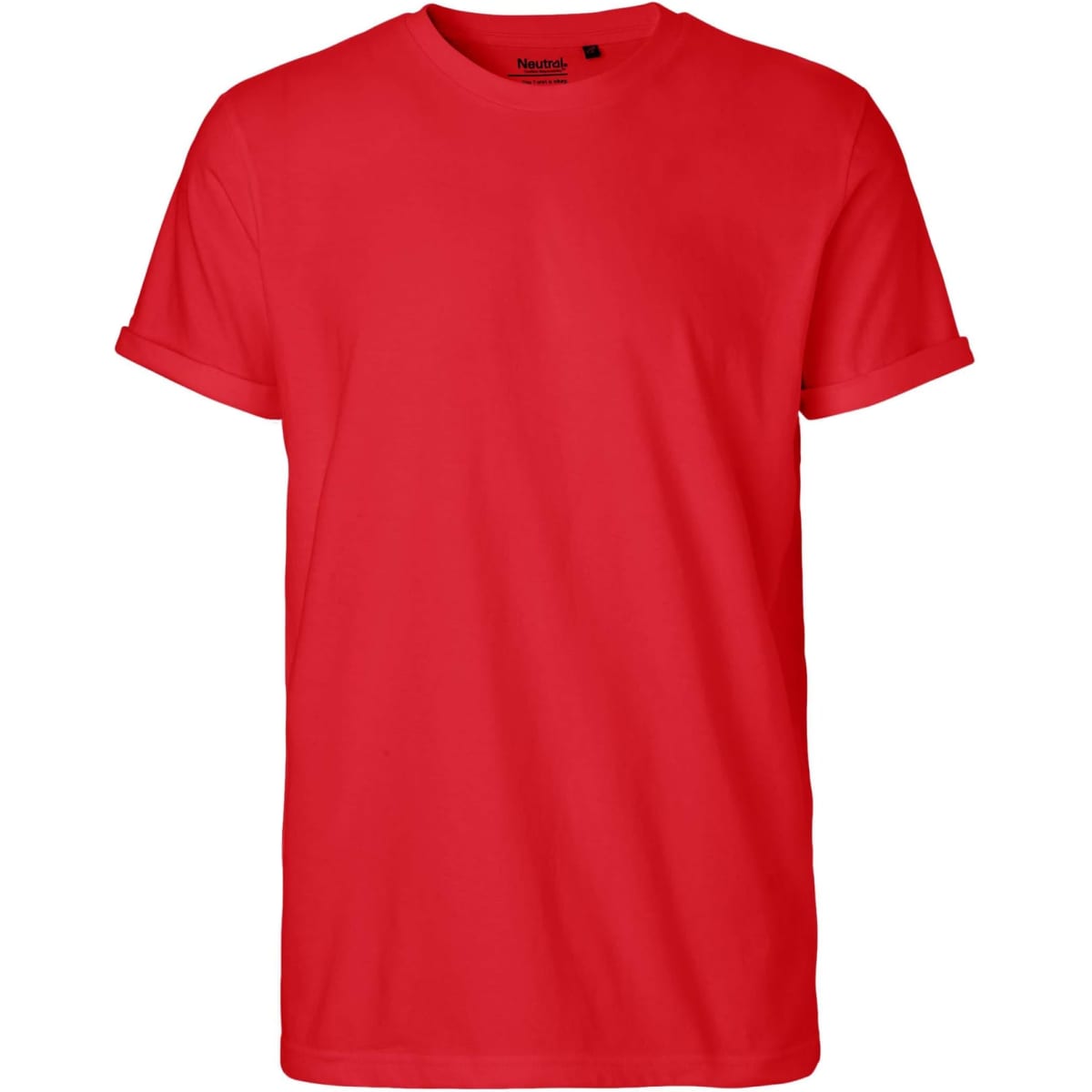 Neutral Mens Roll Up Sleeve T-shirt