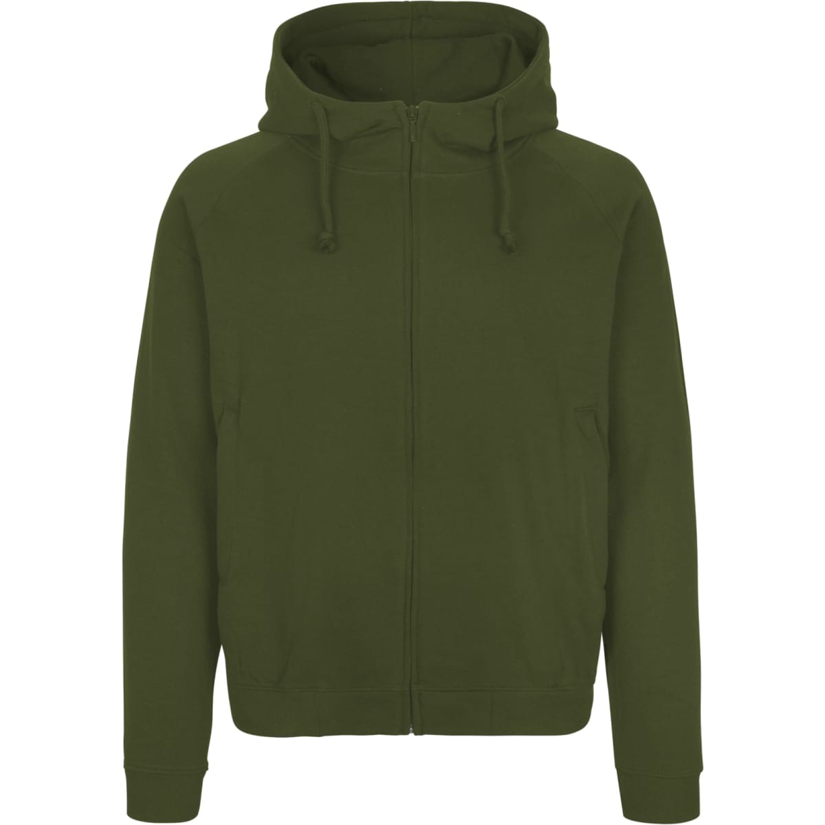 Neutral Unisex Hoodie w. Hidden Zip